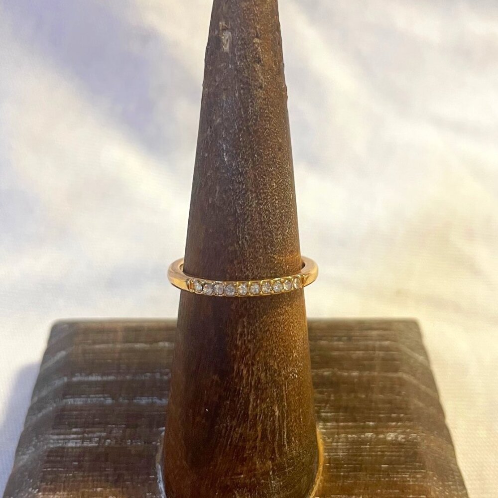 Petite Eternity Stacking Ring  Size 6
